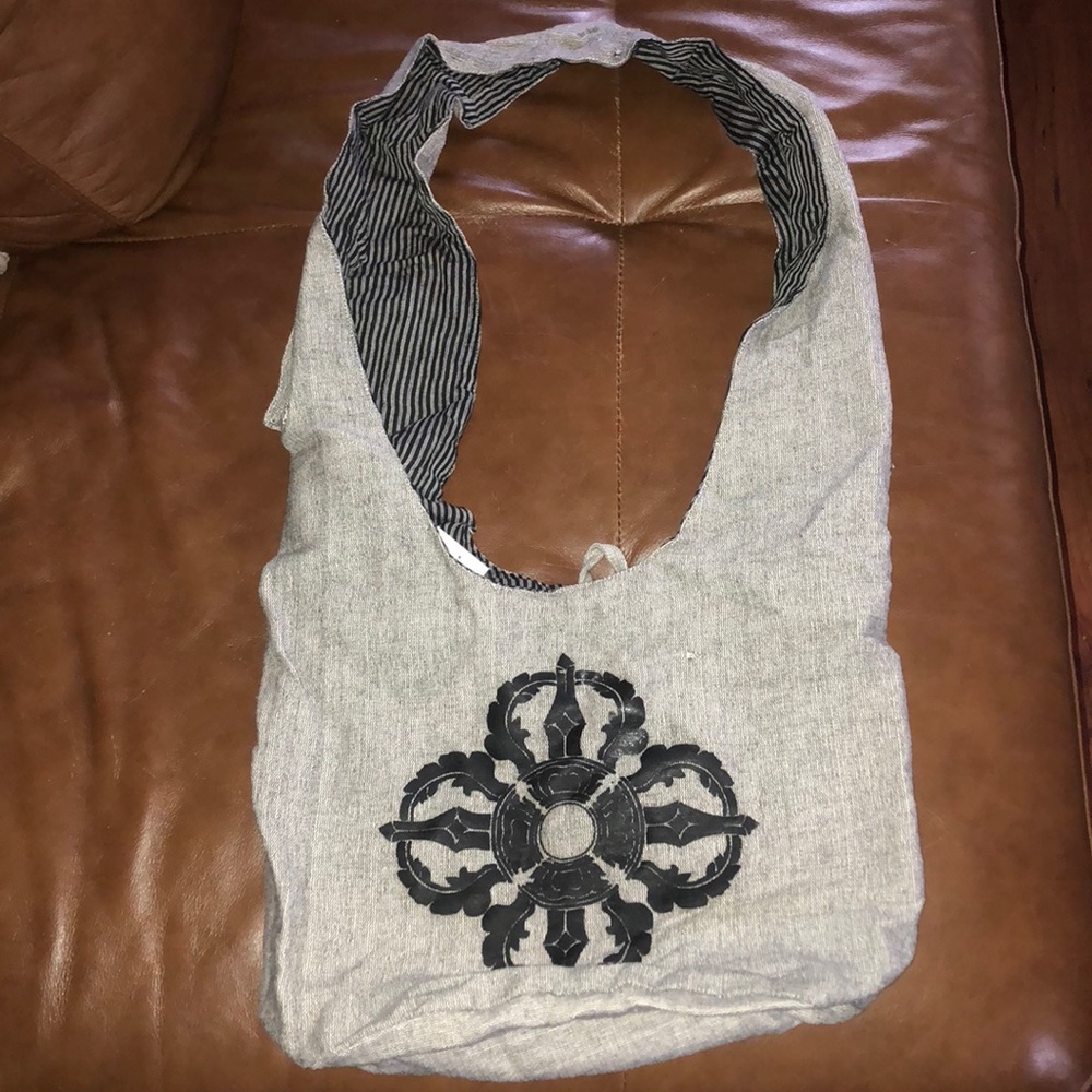 Grey boho satchel. NWT